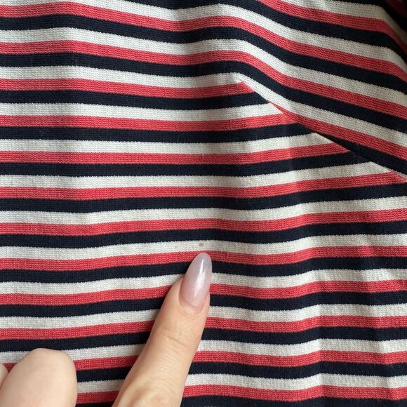 $5/$25 & Other Stories Stripe Nautical Relaxed Front Mini Dress Size 6 / Small - Picture 2 of 5